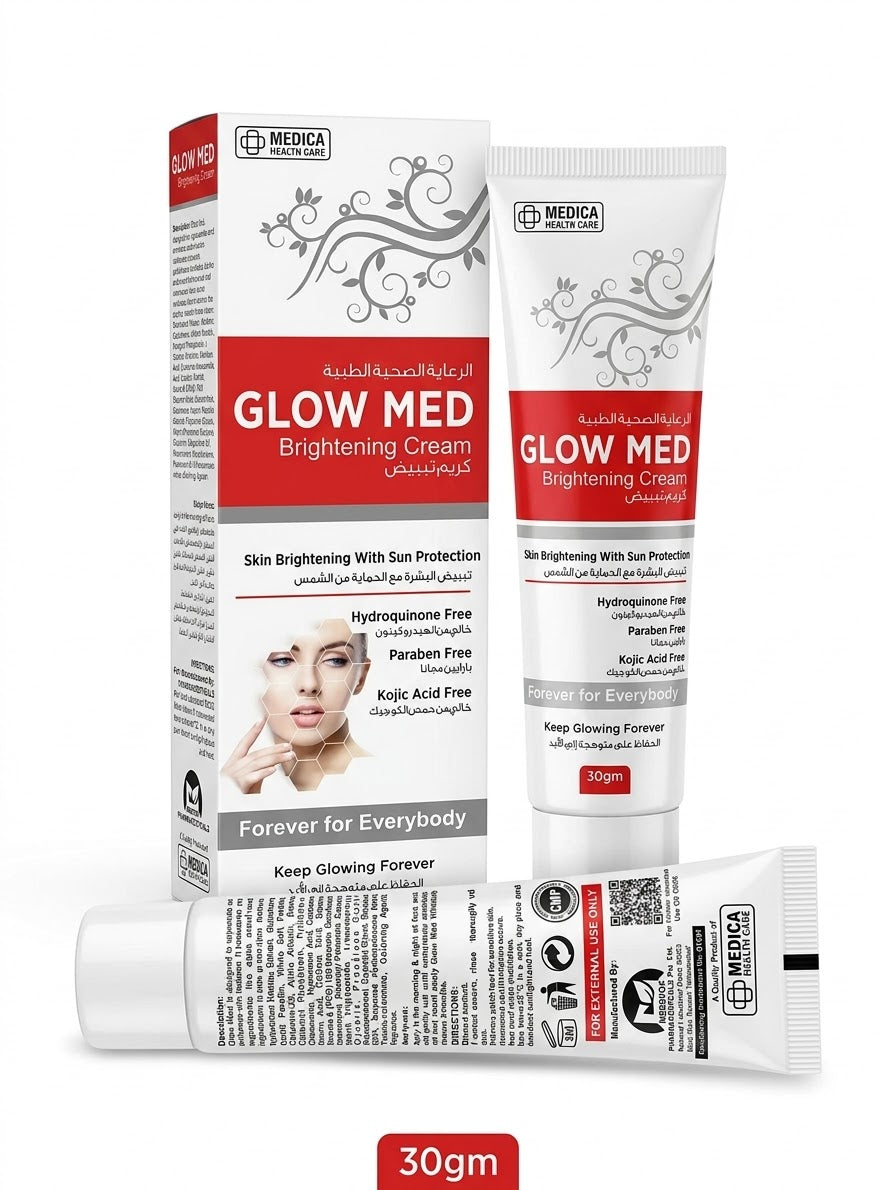Glow Med Brightening Cream (30g) – Skin Brightening & Sun Protection