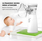 Portable Handheld Mesh Nebulizer Machine – Silent & Micro Atomizer for Kids & Adults